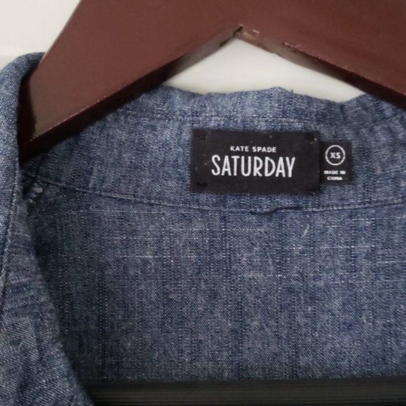 Kate Spade Adjustable length chambray shirt/tunic - Picture 9 of 13